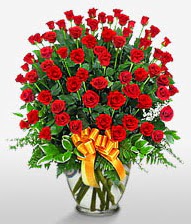 Görsel vazo içerisinde 101 adet gül  Iğdır Hoşhaber çiçek servisi , çiçekçi adresleri 