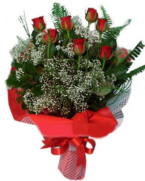 7 kırmızı gül buketi  Iğdır Aralık İnternetten çiçek siparişi 
