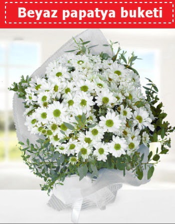 Beyaz Papatya Buketi  Iğdır çiçekçiler güvenli kaliteli hızlı çiçek 
