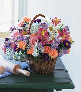  Iğdır Yaycı çiçek mağazası , çiçekçi adresleri  Kocaman bir mevsim demeti sepet içerisinde
