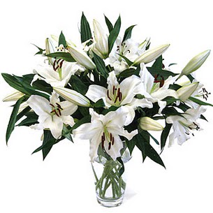  Iğdır Karaağaç internetten çiçek satışı  3 dal görsel casablanca vazo tanzimi