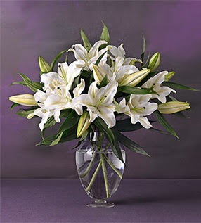  Iğdır Bağlar ucuz çiçek gönder  4 dal cazablanca vazo çiçeği