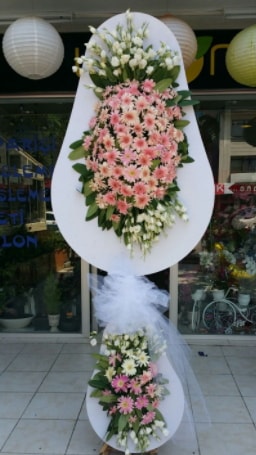 Çift katlı özel şahane sepet çiçeği  Iğdır Karaağaç internetten çiçek satışı 